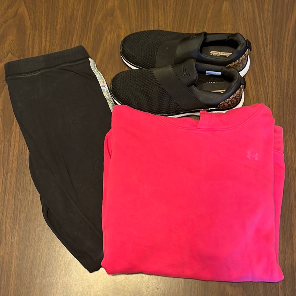 Pink Under Armor Hoodie - Picture 3 of 3
